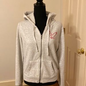 Zip front hoodie